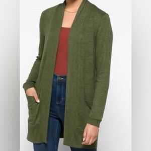 Olive Green Women's Sweater